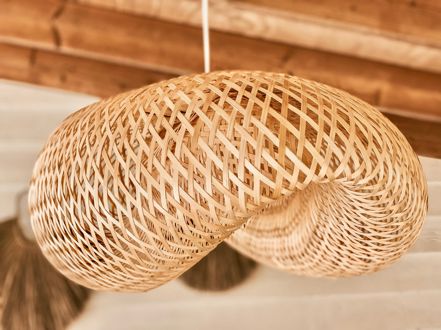 Bamboe Lamp Sunset M